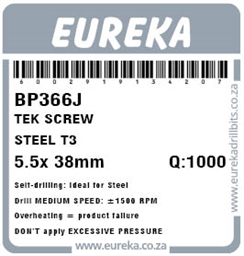 BP366J - Tek Screw Steel -BP366J_label_T
